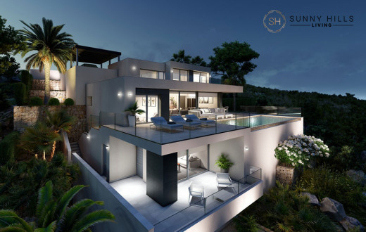 Moderne luxe villa te Koop met 3 slaapkamers in Cumbre del Sol