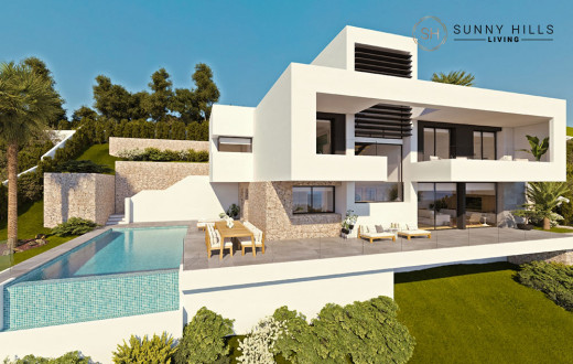 Exclusieve luxe villa met 3 slaapkamers in Altea